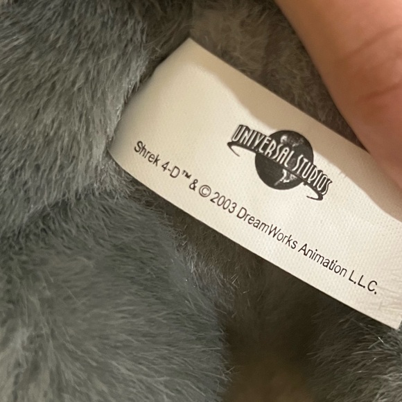 2003 Donkey Plush Universal Studios SHREK 4-D Grey DONKEY Dreamworks Rare - Picture 8 of 8